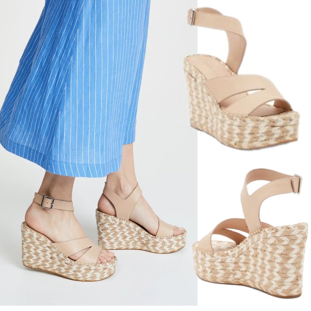 SIGERSON MORRISON Arien Sandals espadrille platform wedge